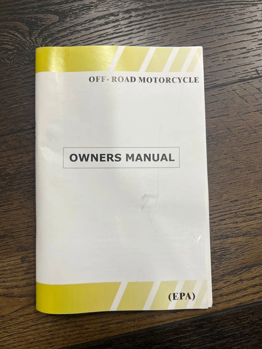 Owner's Manual /EPA 110-125