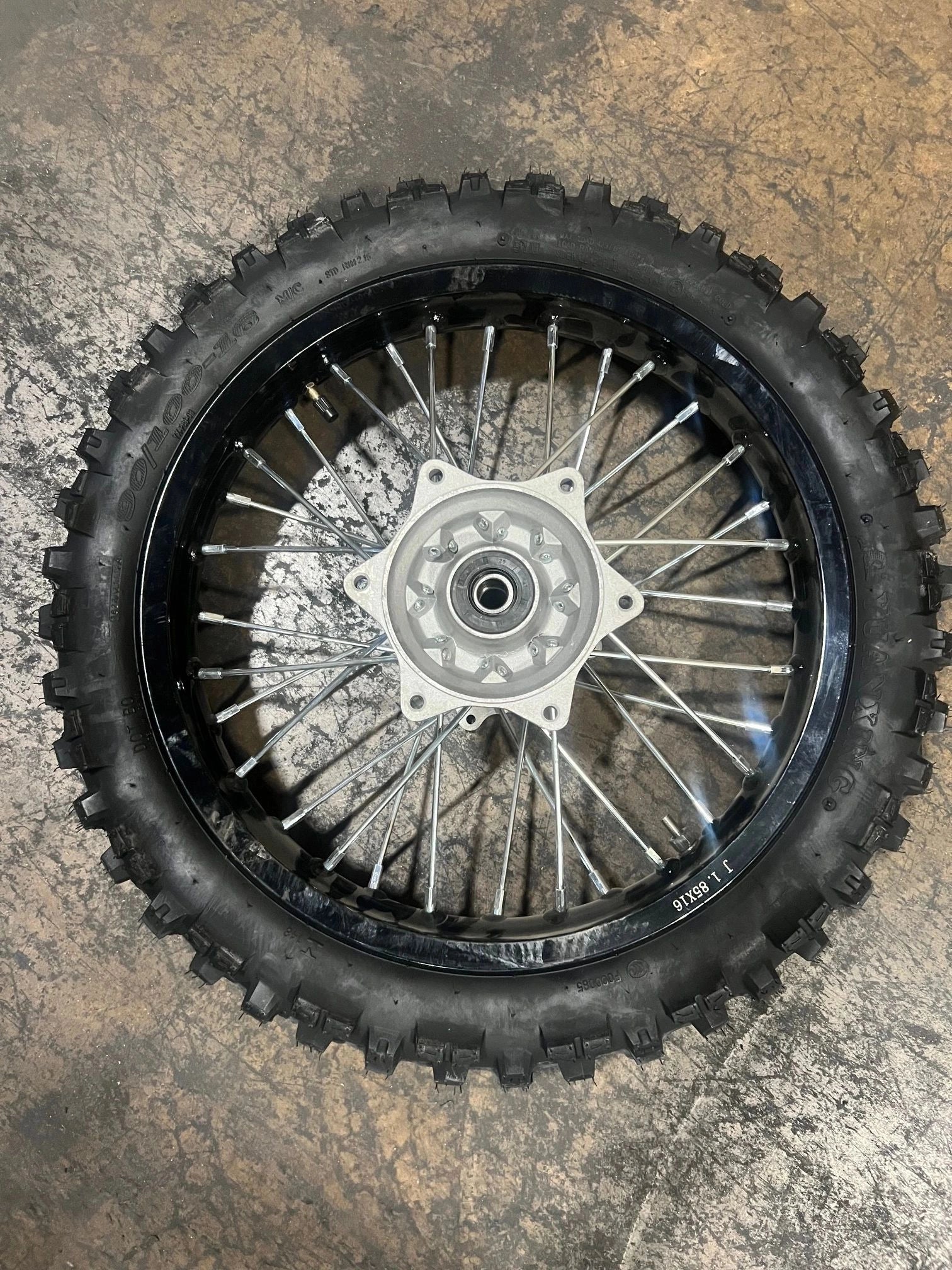 rear-wheel-assy-tire90100-16-with-tube-and-tire-without-brake-disc-and-sprocket